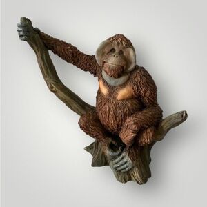 Orangutan Figurine on Branch